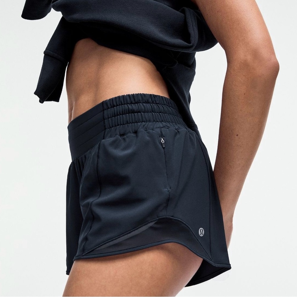 Lululemon Black Hotty Hot Shorts